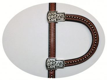 EE Tack Kopfstück Einohr - Show - MITTEL - WX-2067