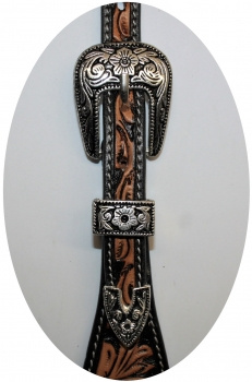 SN Tack Kopfstück - Doppeleinohr - Show - HS007