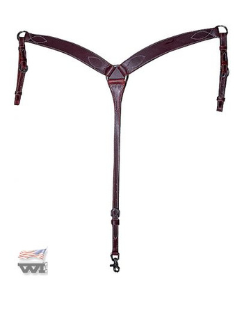 Breast collar WI Heavy / latigo