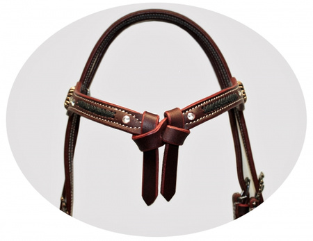 "EE Tack" Kopfstück - SHOW - Fut. Stirnband - AJ-104