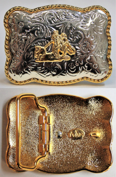 ILC Belt Buckle - Cowboy Rectangle - 70697-11