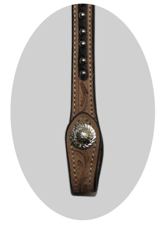 "CE Classic" Show Kopfstück - Sterling Silver Coated - 1 Ohr - AS6009