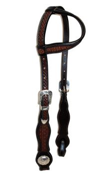 "EE Tack" Show Kopfstück - Einohr - N-665