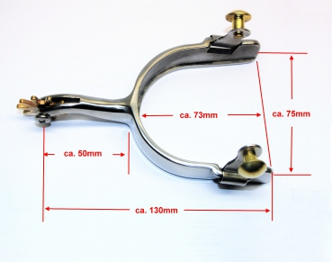 "KS" SS Youth Plain Spurs (35012L)