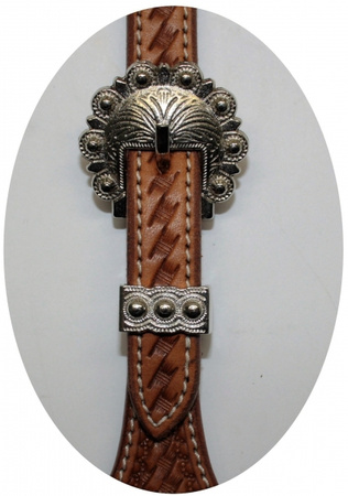 SN Tack Kopfstück - Doppeleinohr - Show - HS009