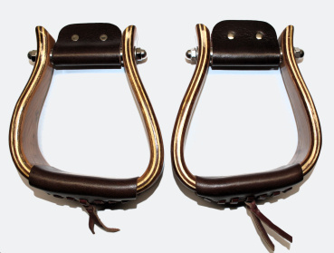 Premium Holzsteigbügel - Angled / Offset - JKST68-3