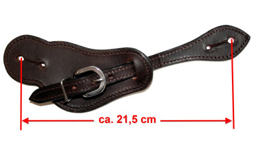 EE Sporenriemen - Dark Brown - OILED - V-163
