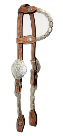 EE Tack Kopfstück Einohr - SHOW - Hell - L-129