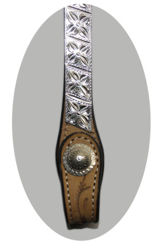 "CE Classic" Show Kopfstück - Sterling Silver Coated - 1 Ohr - AS6007