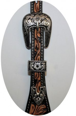 SN Tack Kopfstück - Doppeleinohr - Show - HS007