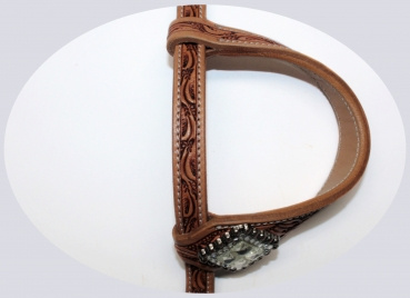 "SN Tack" Kopfstück - Doppeleinohr - Show - HS162