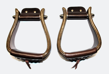 Premium Holzsteigbügel - Angled / Offset - JKST58-3