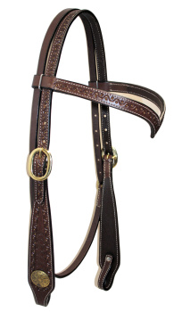 "EE Tack" Show Kopfstück - "V" Stirnband - N-1010