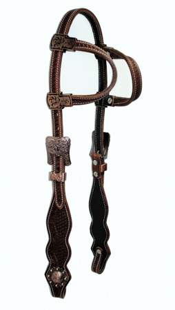 "SN Tack" Kopfstück - Doppeleinohr - Show - HS168