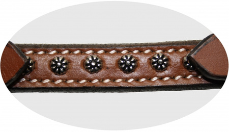 EE Tack Kinnriemen - Show - Rowel Concho Tack - MITTEL