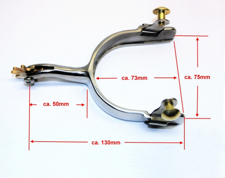 "KS" SS Youth Plain Spurs (35012L)