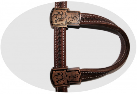 SN Tack Kopfstück - Doppeleinohr - Show - HS168