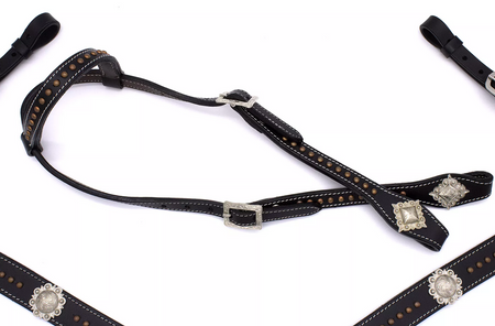 zestaw lptrick bridle + napierśnik / black