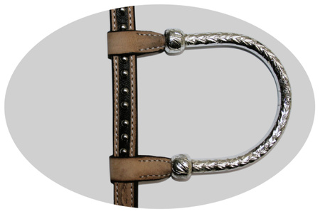 "CE Classic" Show Kopfstück - Sterling Silver Coated - 1 Ohr - AS6009