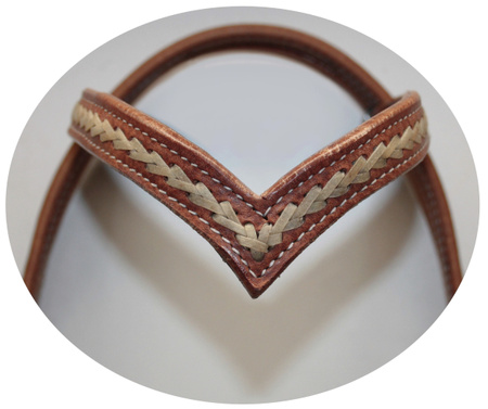 "EE Tack" Kopfstück - "V" Stirnband - V-140