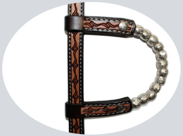 "EE Tack" Kopfstück - Einohr - Show - S-2058