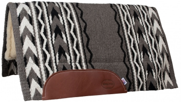 Saddle pad Fleece Bottom Show MUSTANG Arrowhead / szary
