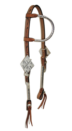 "CE Classic" Show Kopfstück - Sterling Silver Coated - 1 Ohr - AS6016