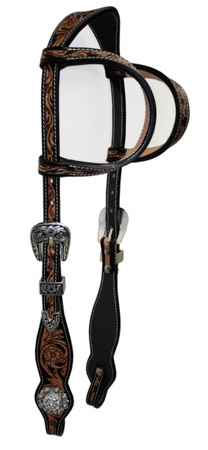 SN Tack Kopfstück - Doppeleinohr - Show - HS007