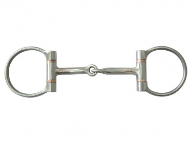 "HYX" SS Brushed D-Ring Snaffle – 5´´ oder 5,5´´ - 2557121M