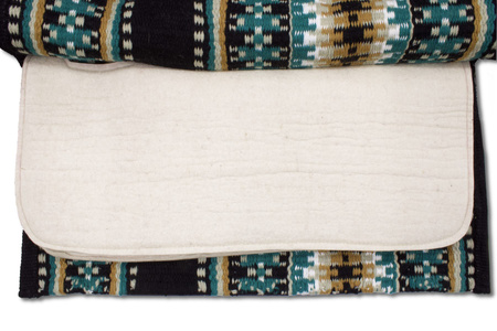 Saddle pad westernowy LpTrick Kombipad - pad filcowy z tkanym kocykiem