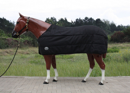 TOUGH HORSE - Regendecke - Half Neck - MIT Unterdecke (50gr.) -1680D - SCHWARZ - - 74 (125cm) bis 78 (145cm)