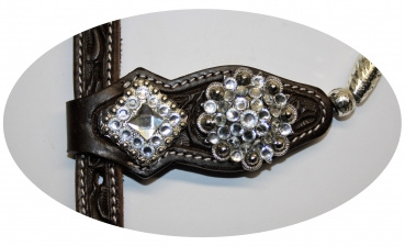 SN Tack Kopfstück - Doppeleinohr - Show - HS093