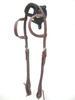 "EE Tack" Kopfstück - Latigo Stitched - Doppeleinohr