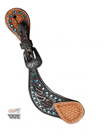 Straps do ostróg WI Green Stones