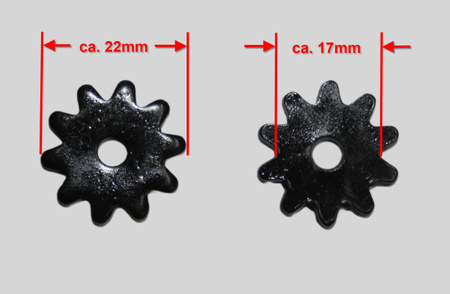 Sporenräder - Paarweise (2 Stück) - Durchmesser 22mm - 258421