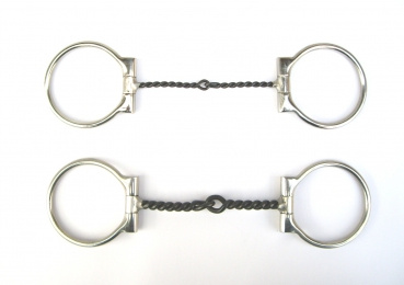 SS Twisted Wire D - Ring Snaffle Bit - DICK oder DÜNN
