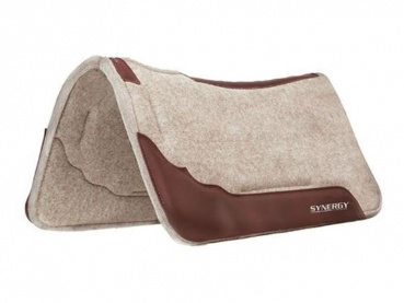 Saddle pad WEAVER Synergy® F Contoured Wool Blend Felt 1”