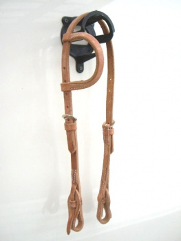 EE Tack Harness Kopfstück - Herman Oak Leather - Einohr - Quick Change