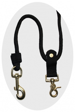 Draw Reins - Schlaufzügel - CORD Rope - Brass Snap's
