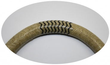 Rawhide Bosal - 36 Plaited - G-151 - Black / Natural