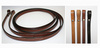 "EE Tack" - Zügel - EE Leather - 5/8" x 7′ - GLATT - 3 Farben