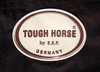 TOUGH HORSE - Regendecke - HALF NECK - 1680D - BRAUN - 74 bis 80