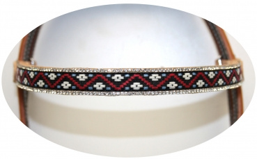 "SN Tack" Kopfstück - Stirnband - Show - HS024