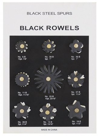 "TJ" Black Steel Sporenräder Set -  258-420