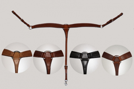 "EE Tack" Vorderzeug . HARNESS in GLATT oder PUNZIERT in HELL / MITTEL / DUNKEL