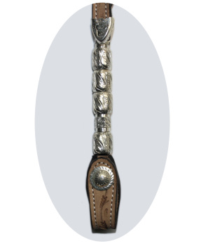 CE Classic Show Kopfstück - Sterling Silver Coated - 1 Ohr - AS6006