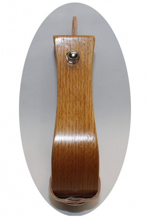 HYX Holzbügel - Standard - lackiert - Flat Bottom 1 1/2 ''