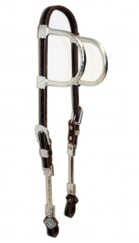 SN Tack Kopfstück - Doppeleinohr - Show - HS095