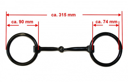 "KS"  Heavy Iron Ring Snaffle Bit  – 5´´ (201433)