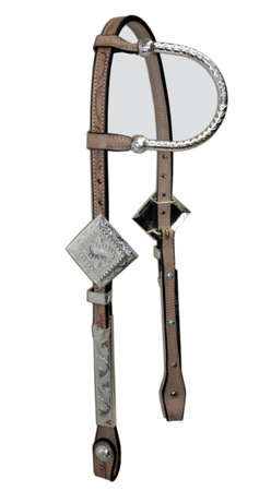 "CE Classic" Show Kopfstück - Sterling Silver Coated - 1 Ohr - AS6010